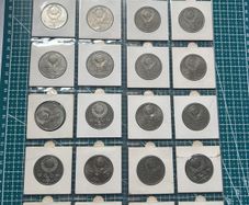 Premium Collection of 24 Soviet USSR Commemorative 1 Ruble Coins  Proof & UNC