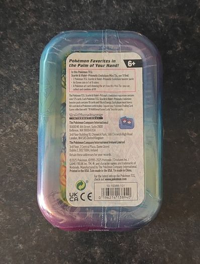 FREE Tracked Shipping. Pokemon Prismatic Evolutions Mini Tin