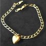 Vintage 9ct & 14ct Heart Charm Bracelet Image 8