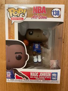 Funko POP! Magic Johnson #138 NBA All-Stars 1992 Blue Jersey. Basketball