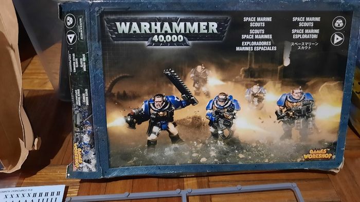 Space Marine Scout sets 40k Warhammer