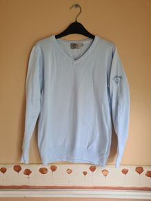 womens callaway golf jumper sweater Size Small baby blue v neck