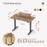 120 x 60 cm Sit-Stand Desk with 2 Memory Buttons Image 6