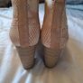 Cream Ankle Boots Image 3