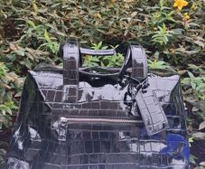 M&S Large Crocodile faux Leather Weekend Bag ( New)