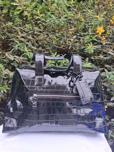 M&S Large Crocodile faux Leather Weekend Bag ( New)