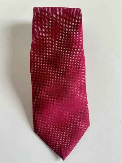 Thomas Pink 100% Silk Berry Pink Designer Tie Luxury Made in UK