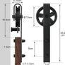 Sliding Door Kit 10FT/305cm Wardrobe Barn Kit Image 6