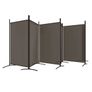 6-Panel Room Divider Anthracite 520x180 cm Fabric Image 2