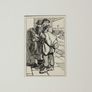 Pig Jobbers Jack B Yeats Antique Print 1912 Image 3