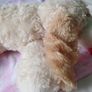 Lying down dog teddy with heart Image 2