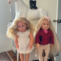 our generation dolls & horse