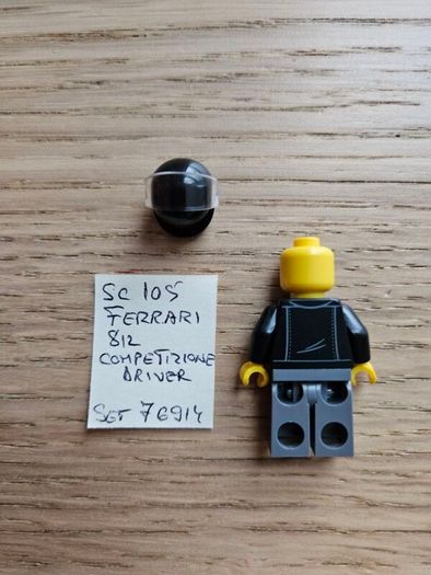 lego sc105 ferrari 812 competizione driver, set 76914