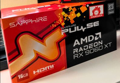 Brand New Gpu AMD Radeon RX9060XT Sapphire Pulse 16GB