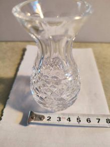 Small Crystal Vase No Stamp.