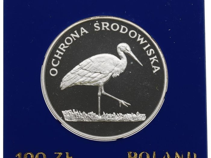 Asking price from 95 euro. Poland 100 zloty  Silver coin Environmental protection 1979, 1980,1981,1982