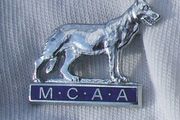 MCAA Alsatian Association (canine breeder's association) - a vintage membership enamel badge (1960's / 1970's). Excellent condition.