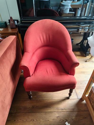 Red armchair