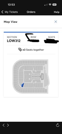 x3 Seated Harry Styles Tickets