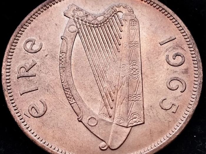 [#295] - Ireland 1965 | Irish 1d | Irish One Penny | KM.11