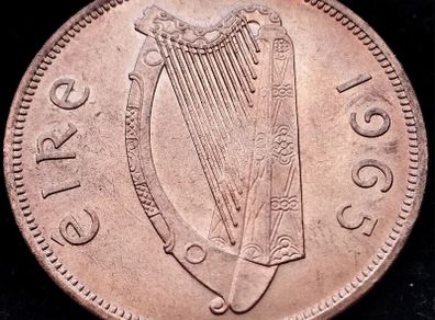 [#295] - Ireland 1965 | Irish 1d | Irish One Penny | KM.11