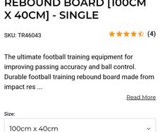 Rebounder board