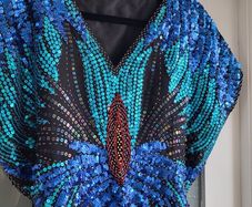 Sequins butterfly top -  Fit 10-14 UK