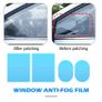 car anti fog mist rain clear film strip Image 6