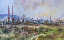 poolbeg watercolour