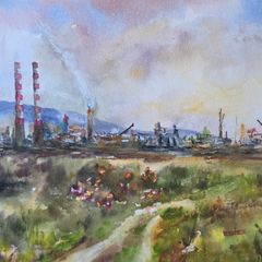 poolbeg watercolour