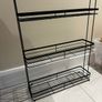Black bathroom storage stand Image 2