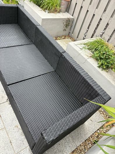 Rattan Garden Furniture with Coffee Table