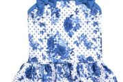 H&amp;M baby swimsuit with peplum Age 1.5-2 EUC