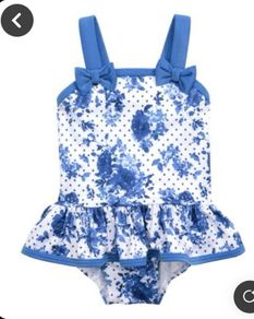 H&M baby swimsuit with peplum Age 1.5-2 EUC