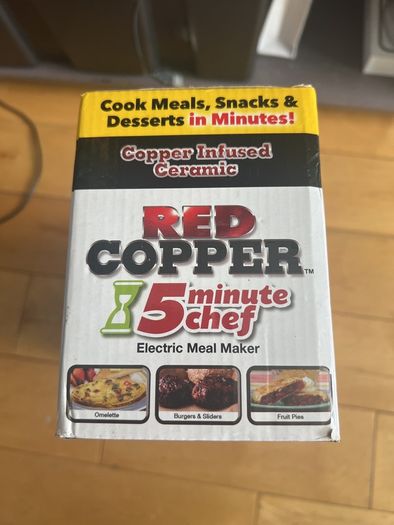 Red copper 5 minute grill