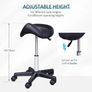 Adjustable Saddle Stool Image 5