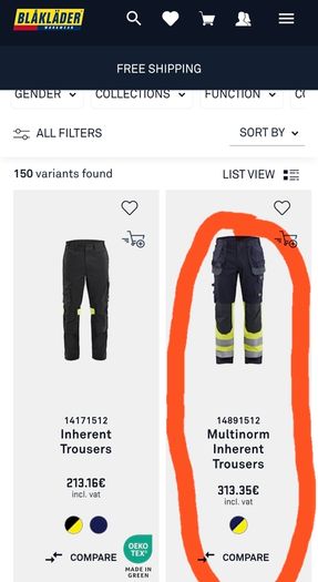 Blacklader Mens Wear