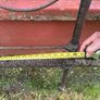 Antique Cast & Wrought Iron Single Bed Frame Open to Offers Image 3