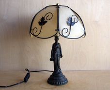 Table lamp classical figure goddess Hebe 43cm