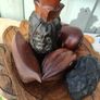 Vintage Carved Wood Fruit Image 2