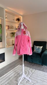 Brand-new Two-toned Pink Hooded Windbreaker Jacket from the Paco Sport  Size Medium UK 12/ EU 40