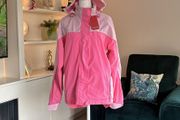 Brand-new Two-toned Pink Hooded Windbreaker Jacket from the Paco Sport  Size Medium UK 12/ EU 40
