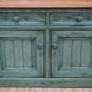 Vintage Irish Pine Kitchen Dresser Artist Upcycled Image 5