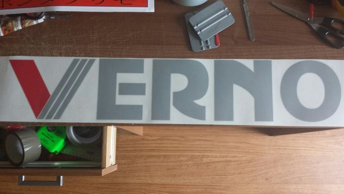 honda verno decal