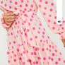 Dusty Pink Bardot Dress Image 5