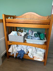 baby changing table