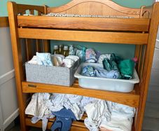 baby changing table