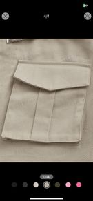 Khaki Cargo Skirt