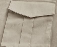 Khaki Cargo Skirt