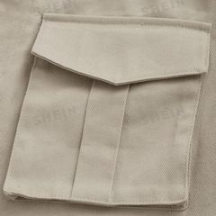 Khaki Cargo Skirt